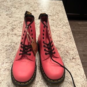 Brand new pink Dr Marten 1460 boots